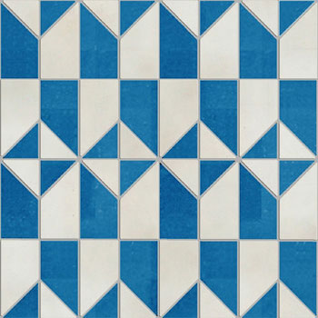 Mosaic House Moroccan tile Saft Romano 1-2 White Light Blue  zellige, mosaic, zellij, field, pattern, glaze 